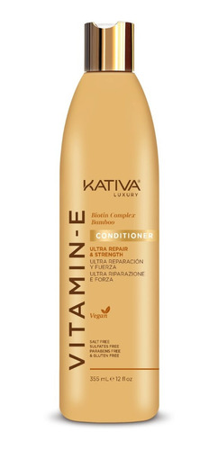 Acondiciona Kativa Vit E 355ml - mL a $90