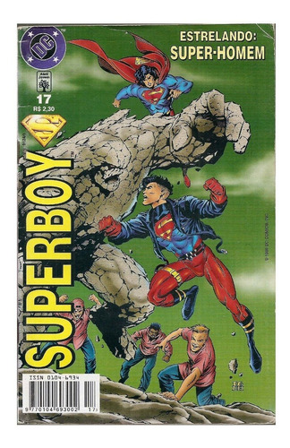 Hq Superboy Nº 17 - Louco De Pedra