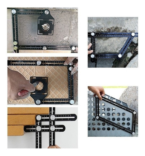 Regla Universal Multi-ángulo De Aleación De Aluminio