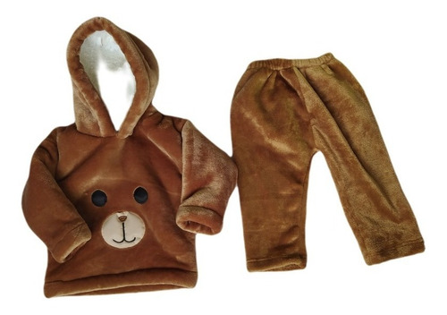 Ropa Para Niño, Sudadera Y Pants ,con Borrega En La Sudadera