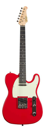 Guitarra Seizi Vintage Saitama Telecaster Fiesta Red Nova Orientação da mão Destro