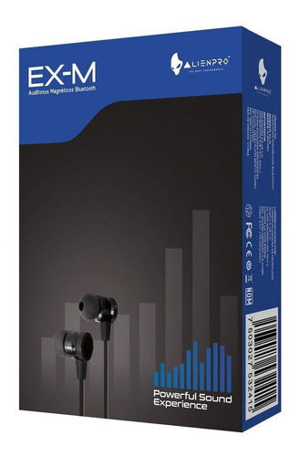 Imagen 3 de 4 de Audífono Inalámbrico Alienpro Magnéticos Bt Ex-m - S002