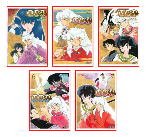 Combo Inuyasha 3 A 7 - Manga - Ivrea