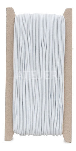 Imagen 6 de 8 de Elástico Redondo Bentley Art 86 De 2,2mm X 50 Metros Blanco