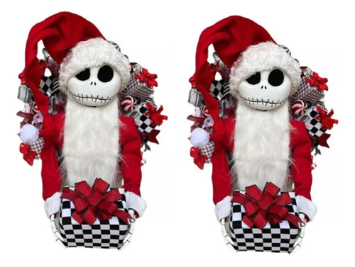 2 Corona De Jack Skellington De Pesadilla Antes De Navidad.