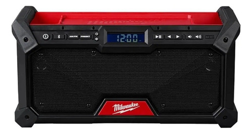 Radio De Trabajo M18 Inalámbrico M18 Bluetooth Milwaukee Color Rojo