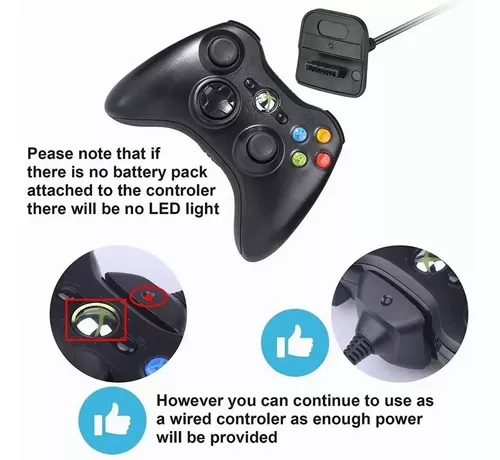 GENERICO Control Mando Xbox Pc Tipo Xbox 360 Joystick Pc