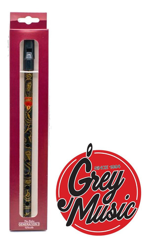 Imagen 3 de 3 de Flauta D Re Thin Whistle Generation Bdw/blk Boho Negro