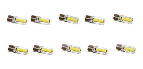 Lampara Led Posición T10 6 Led 5050 Smd Canbus Silicon. X10u
