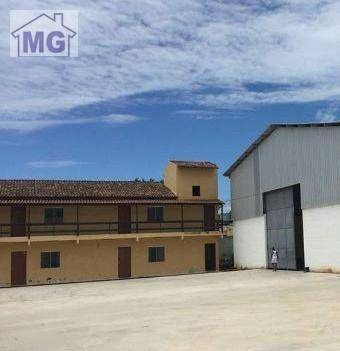 Imagem 3 de 15 de Galpão Para Alugar, 1600 M² Por R$ 18.000,00/mês - Lagomar - Macaé/rj - Ga0058