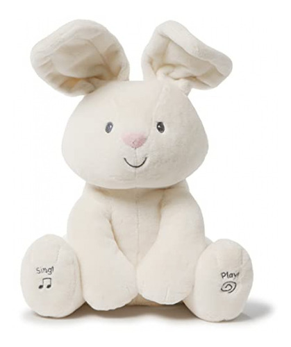 Baby Gund Flora The Bunny - Juguete De Peluche Animado, Colo