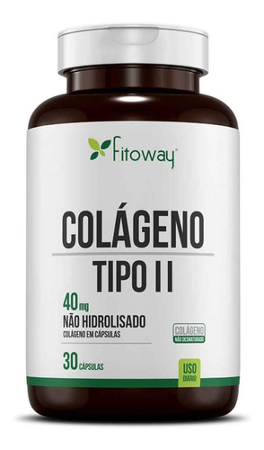 Colágeno Tipo 2 30 Caps. - Fitoway - Saúde Das Articulações