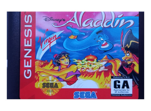 Aladdin Para Sega Genesis Megadrive Repro