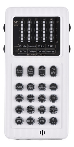 Cambiador De Voz Con Placa De Sonido Dispositivo Cambiador D