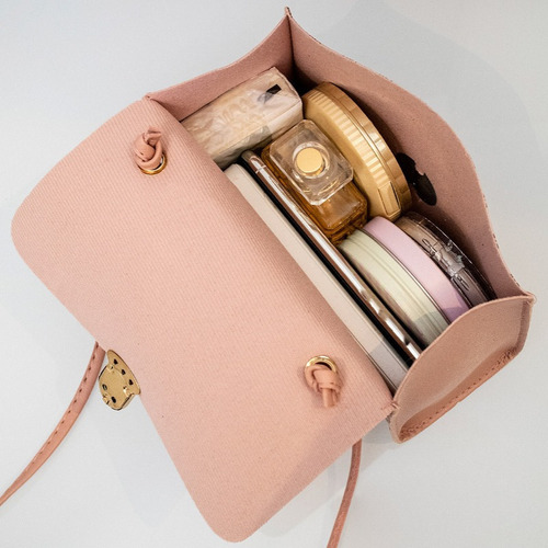 Bolso Bandolera Cuadrado Pequeño Estampado Elegante