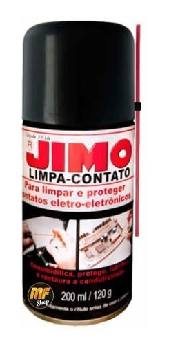 Jimo Limpia Contactos Electronicos 200 Ml Spray Ind. Brasil
