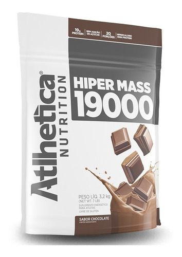 Hiper Mass 19000 3,2kg / Hipercalórico / Massa - Atlhetica