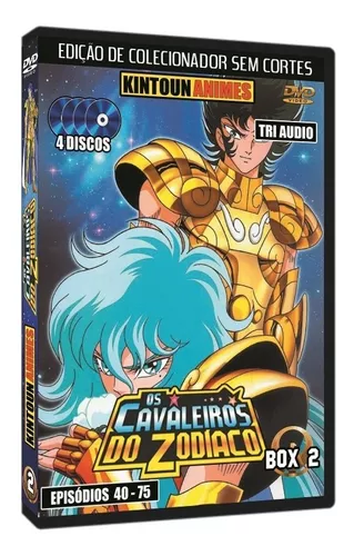 DVD Os Cavaleiros Do Zodíaco - Saga Clássica Dublado - 21 Discos