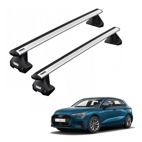 Rack Bagageiro Evo Audi A3 Thule Sportback 2020 Em Diante