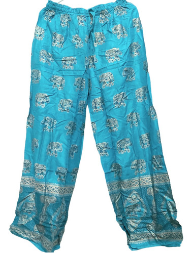 Pantalones Estampado De India De Algodón 