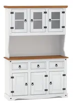 Comprar Mueble Modular 6p 3c N- Aparador - Cristalero - Madera - Lcm