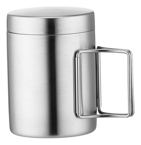 Taza De Acero Inoxidable For Acampar, Taza De Té Con 400ml