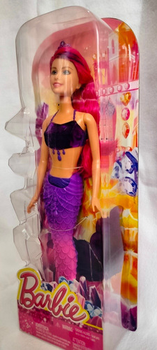 Barbie Sirena Gema Reinos Mágicos Dhm45 Dreamtopia