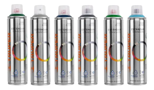 comprar 6 Latas Esmalte Pintura Aerosol 400ml Colores Secado Rapido