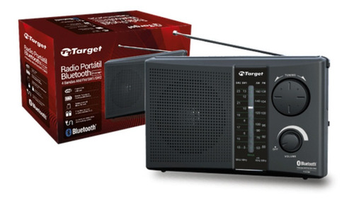 Radio Portátil Bluetooth Target Tt-cf18bt Negra Techcenter