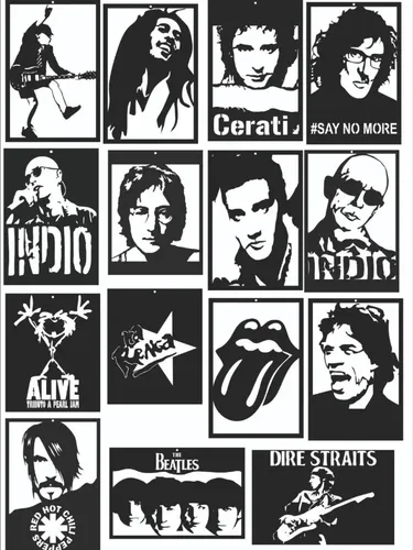 Cuadros Mdf X4. Variados Rock Personajes Famosos Arte Fibro en venta en Iriondo Santa Fe por sólo $ 15,180.00 - OCompra.com Argentina
