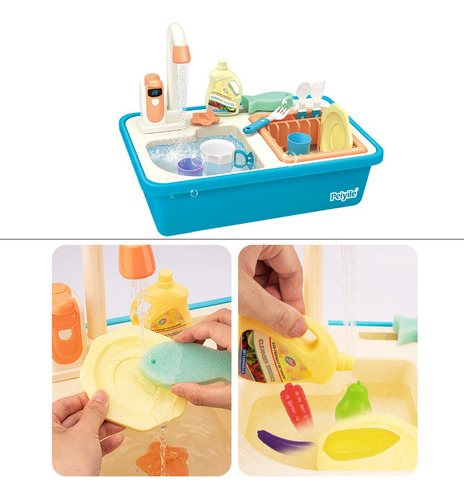 / Lavaplatos Automático De La Cocina Con Juguetes Del Juego