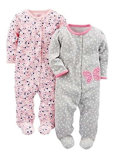 Ropa Para Bebé Paquete De 2 Pijamas Para Dormir Talla 6-9m