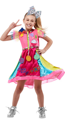 Rubies Vestido De Disfraz De Jojo Siwa #2 Para Niña, Como .