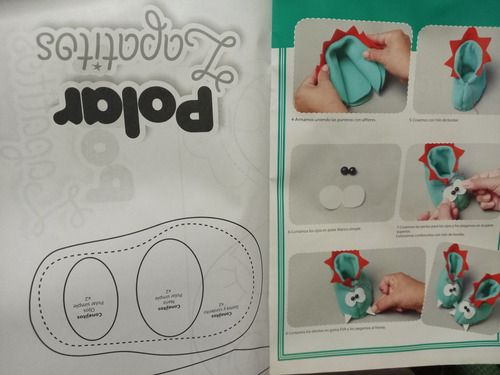 Polar Zapatitos, Revista, Ed.facilisimas C/ Moldes Y Regalo