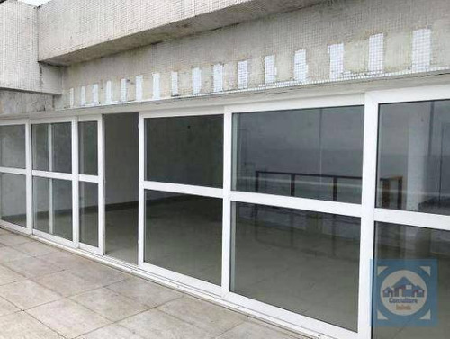 Imagem 13 de 20 de Cobertura Com 3 Dormitórios À Venda, 350 M² Por R$ 1.855.000,00 - Aparecida - Santos/sp - Co0103