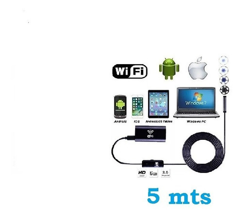Mini Camara Endoscopica Wifi Android/win/mac De Inspección