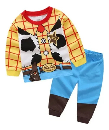 E Toy Story Woody Buzz Lightyear Traje De Casa Pijama Niños