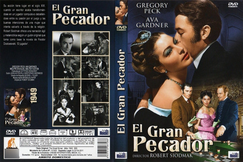 El Gran Pecador  Gregory Peck - Ava Gardner - Dvd