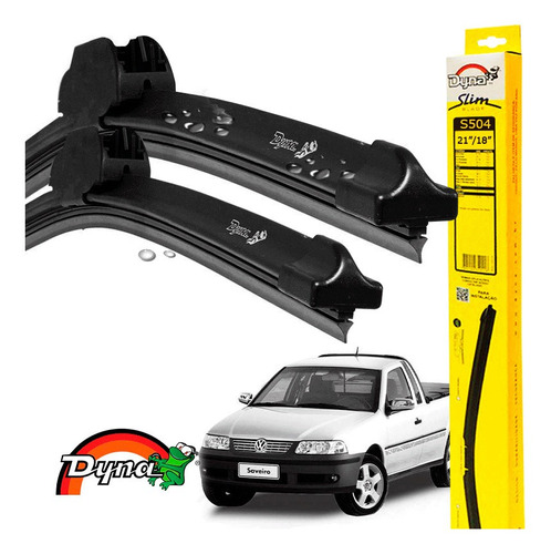 Kit Palheta Vw Saveiro G3 2000 A 2005 Parabrisa Original