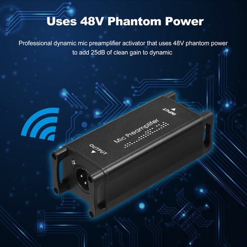 Mic Activator Ultra-clean Microphone Preamplifier O Booster
