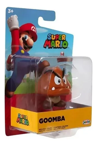 Juguete coleccionable Super Mario de 6,3 cm, Goomba 3001