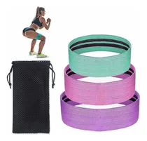 Comprar Set 3 Banda Resistencia Circular Tela Elástica Yoga