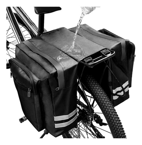 Bolsa De Doble Alforja De Doble Tirante De Bicicleta De Kler