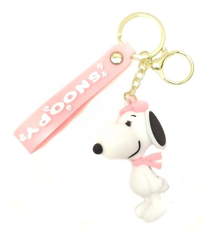 Peanuts Snoopy Llavero En Silicona