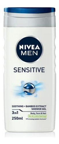 Gel Para Baño Y Ducha - Nivea Men Sensitive Gel De Ducha 250