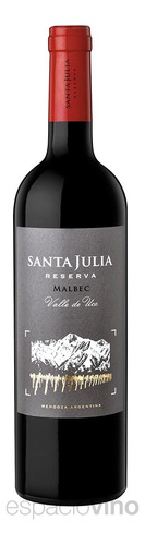 Vino Santa Julia Reserva Malbec X6 Un. De Santa Julia