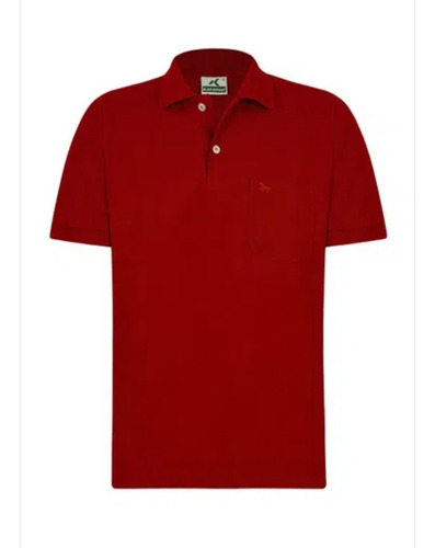 Camiseta Masculina Em Malha Pique Gola Polo Com Bolso 60007