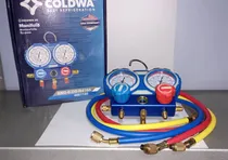 Comprar Juego Manometros Antigolpe Con Manguera 36  R134a R22a R410a