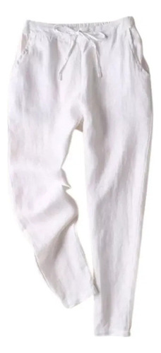 Los Últimos Pantalones Elegantes Lino Y Algodón Para Mujer