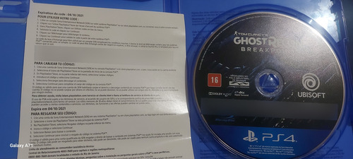 Tom Clancys Ghost Recon Breakpoint Ps4 Mídia Física